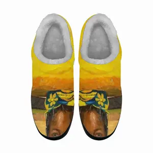 Men African Girls Cotton Slippers