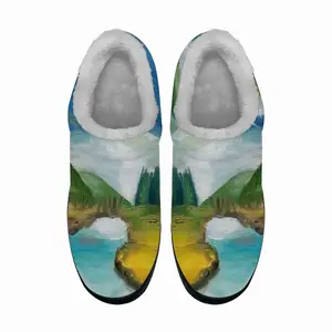 Men Beauty Of Lake Cotton Slippers