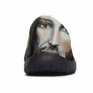 Men Christ Face Cotton Slippers