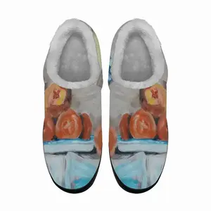 Men Peach Cotton Slippers