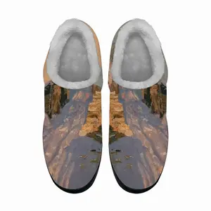 Men Winter Evening Shadows Cotton Slippers