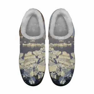 Men Ice Drift On The Oka Cotton Slippers