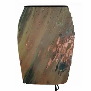 Bronze Abstraction Beach Skirt