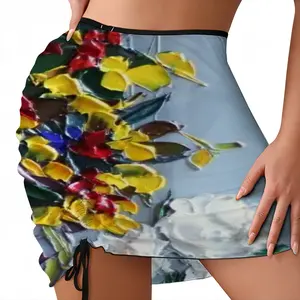 The Pleasure Of Flowers K Beach Skirt