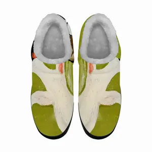 Men Scared Cat Cotton Slippers