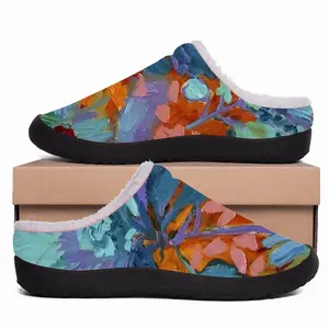 Men Flowerbed Of Flowers-2 Cotton Slippers