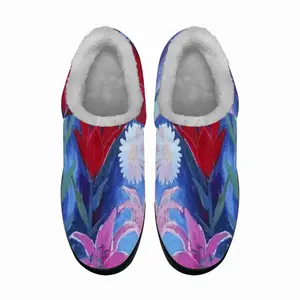 Men Lilies In The Evening Cotton Slippers