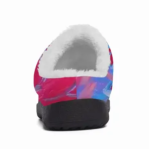 Men Harmony Of Pink And Blue Cotton Slippers