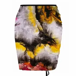 Ephemeral Face I Beach Skirt