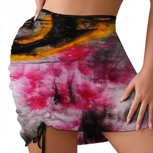 Ephemeral Face I Beach Skirt