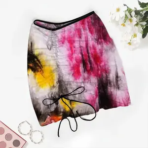 Ephemeral Face I Beach Skirt