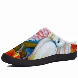 Men In Love Cockatoo Parrots Cotton Slippers