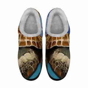 Men Caribbean Turtle Cotton Slippers