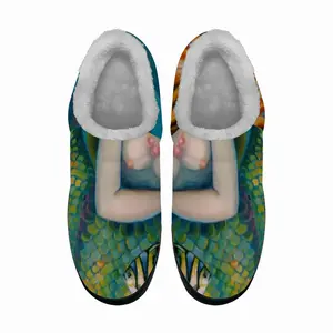 Men Mermaid Love Cotton Slippers