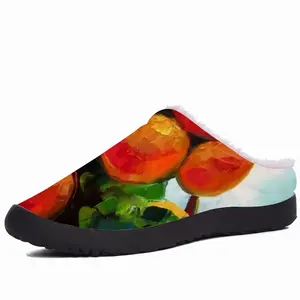 Men Apricot Tree Cotton Slippers