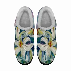 Men Lilies Cotton Slippers