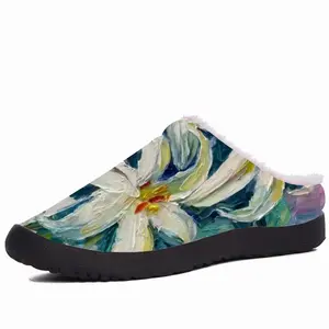 Men Lilies Cotton Slippers