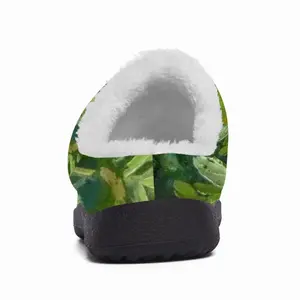 Men Butterfly Teasing Apple Tree Cotton Slippers