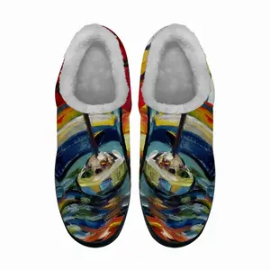 Men Sailing Downwind Cotton Slippers