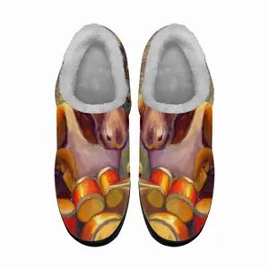 Men Musical Moose Cotton Slippers