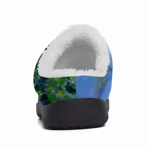 Men Raccoon Celebrating Spring Cotton Slippers