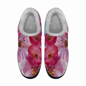 Men Sakura Cherry Blossoms Cotton Slippers