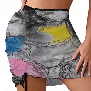 Almost Still Life Synthesis Beach Skirt