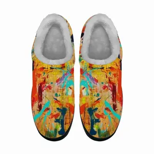 Men Playful Symbiosis Cotton Slippers