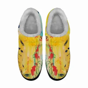 Men Answer The Door Cotton Slippers