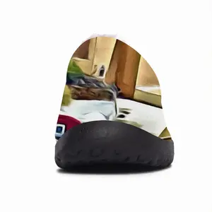 Men Santorini Oia Maisonette Cotton Slippers