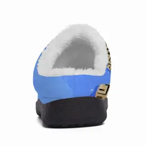 Men Santorini View Of Oia Cotton Slippers