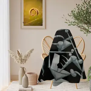 Sd Balance Space 1 Flannel Blanket (Round)