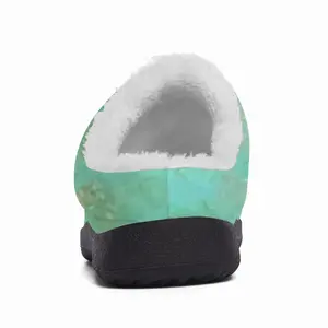 Men Green Clouds Cotton Slippers