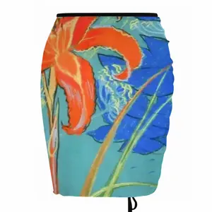 Orange Lily Beach Skirt