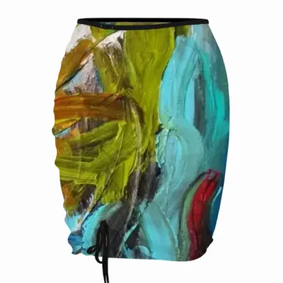 Alienation In A Fake World Beach Skirt