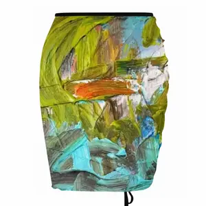 Alienation In A Fake World Beach Skirt