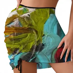 Alienation In A Fake World Beach Skirt