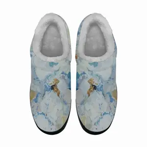 Men Peonies In The Stars Cotton Slippers