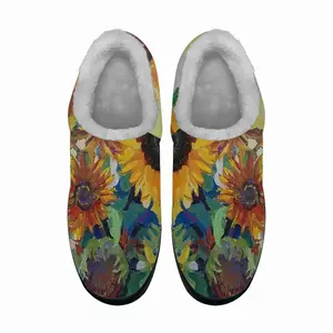 Men The Sunflowers Cotton Slippers