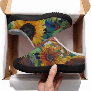 Men The Sunflowers Cotton Slippers