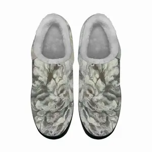 Men Winter Flower Cotton Slippers