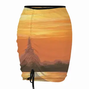 Setting Sun Of Tranquility Beach Skirt