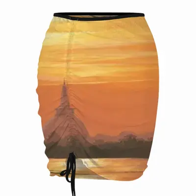 Setting Sun Of Tranquility Beach Skirt