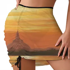 Setting Sun Of Tranquility Beach Skirt