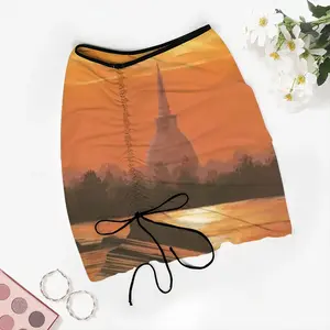 Setting Sun Of Tranquility Beach Skirt