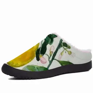 Men Lemon Branch Cotton Slippers