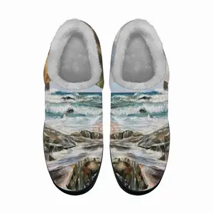 Men Wind And Waves Cotton Slippers