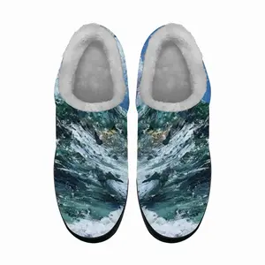 Men Sea Swirl Cotton Slippers