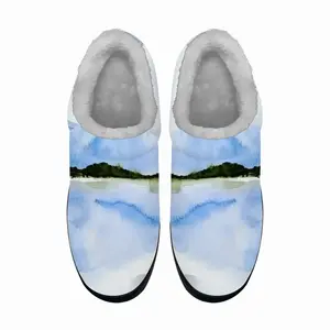 Men Mountain Mirror Cotton Slippers