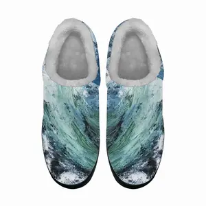 Men Dancing With Waves Cotton Slippers